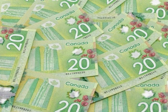 Canadian Prop Money, 100 x $20 Canadian Dollar Notes